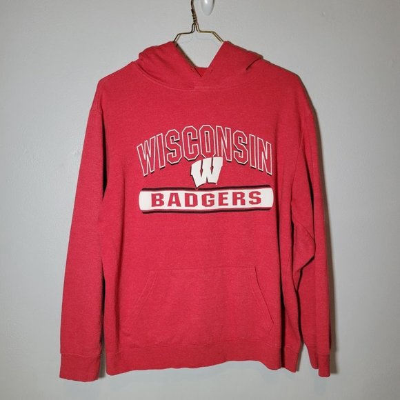 Wisconsin Badgers Pullover Hoodie  Size XL  Red  Colosseum Athletics - Picture 1 of 3